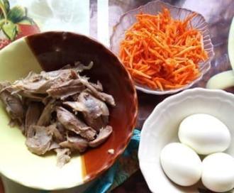 Рецепт з сулугуні та корейською морквою інгредієнти 2