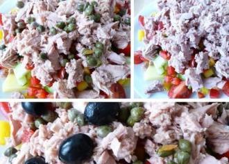Рецепт з консервованого тунця і овочів інгредієнти 4