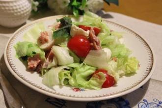 Легкий салат з тунцем і моцарелою інгредієнти 6