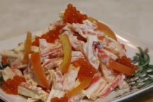 Святковий салат "Червоне море" інгредієнти