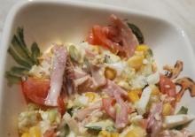 Рецепт салату з кукурудзи і пекінки інгредієнти 1