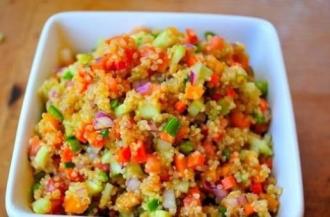 Швидкий салат з овочів і кіноа інгредієнти 1