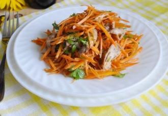 Рецепт з моркви по-корейськи з куркою інгредієнти 1