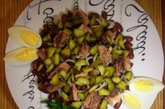 Білковий салат з огірками інгредієнти 1