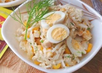 Рецепт салату з курячим філе і кукурудзою інгредієнти 10