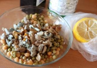 Рецепт з нутом і солоними грибами інгредієнти 4