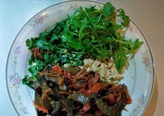 Салат з індички і баклажанів інгредієнти 7