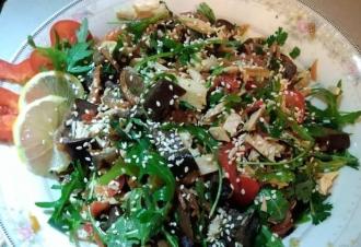 Салат з індички і баклажанів інгредієнти 8