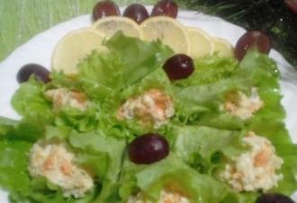 Рибний салат "Ракові шийки" інгредієнти 1