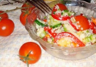 Салат з кус-кусом і овочами інгредієнти 1