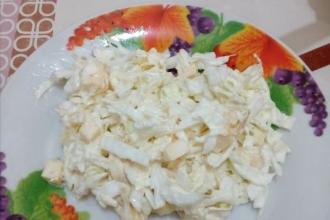 Рецепт з пекінської капусти та омлету інгредієнти 1