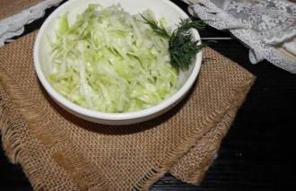 Капустяний салат смачний і ніжний інгредієнти 1