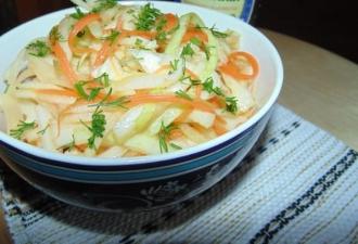 Гострий салат з капусти "Юність" інгредієнти 1