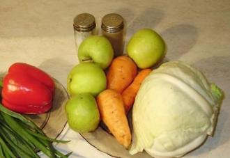 Рецепт салату зі свіжої капусти інгредієнти 2