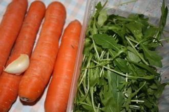 Рецепт з руколою і запеченою морквою інгредієнти 2