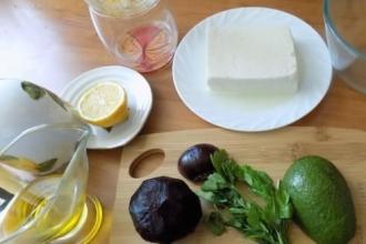 Рецепт з бринзою, буряком і авокадо інгредієнти 2
