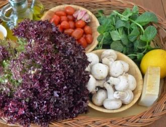 Салат зі свіжими-маринованими грибами інгредієнти 2