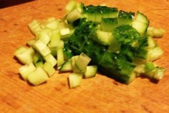 Гречаний салат з овочами і фетою інгредієнти 2