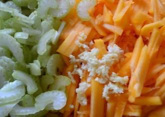 Пікантний осінній салат інгредієнти 3