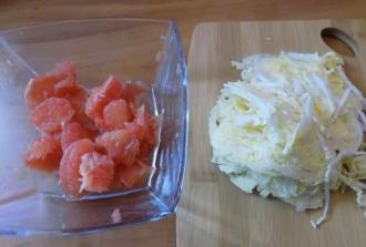 Легкий салат з грейпфрутом інгредієнти 3