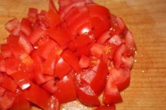 Овочевий салат з бринзою в беконі інгредієнти 3