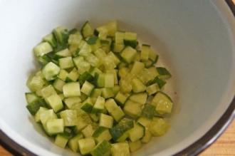 Грибний салат з кукурудзою і горошком інгредієнти 3