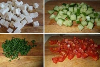 Рецепт з овочами і бринзою інгредієнти 4