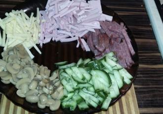 Салат з фіолетовою корейською морквою інгредієнти 4