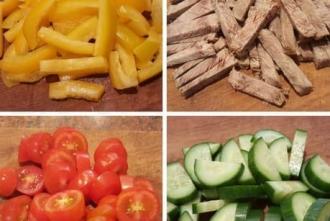 Салат м'ясний "Літній" інгредієнти 4