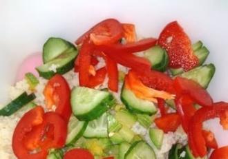 Салат з кус-кусом і овочами інгредієнти 5