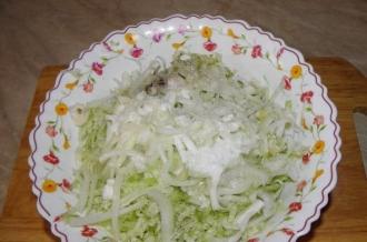 Капустяний салат смачний і ніжний інгредієнти 5