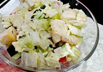 Варіант салату з курки інгредієнти 5