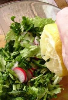 Весняний салат з бринзою інгредієнти 5