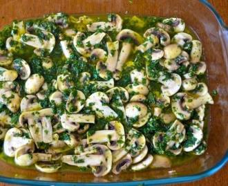 Салат зі свіжими-маринованими грибами інгредієнти 5