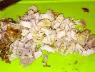 Салат "Фуршетний" з куркою і грибами інгредієнти 6