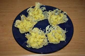 Грибний салат в сирних кошиках інгредієнти 6