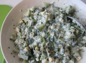 Огірковий салат по-грецьки інгредієнти 7