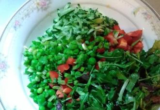Легкий салат з креветками інгредієнти 7