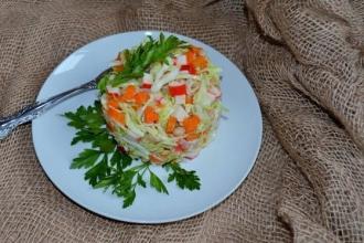 Рецепт овочевий з крабовими паличками інгредієнти 7