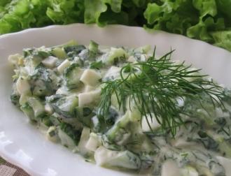 Огірковий салат по-грецьки інгредієнти 8