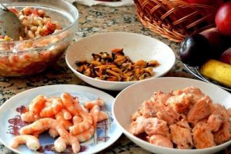 Рецепт з морепродуктів і білої квасолі інгредієнти 8