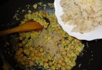 Бурий рис на сковороді інгредієнти 11