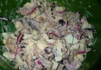 Мамин салат з баклажанів інгредієнти 11