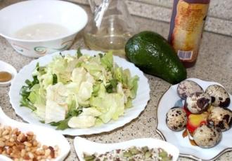 Рецепт з авокадо і перепелиними яйцями інгредієнти 2